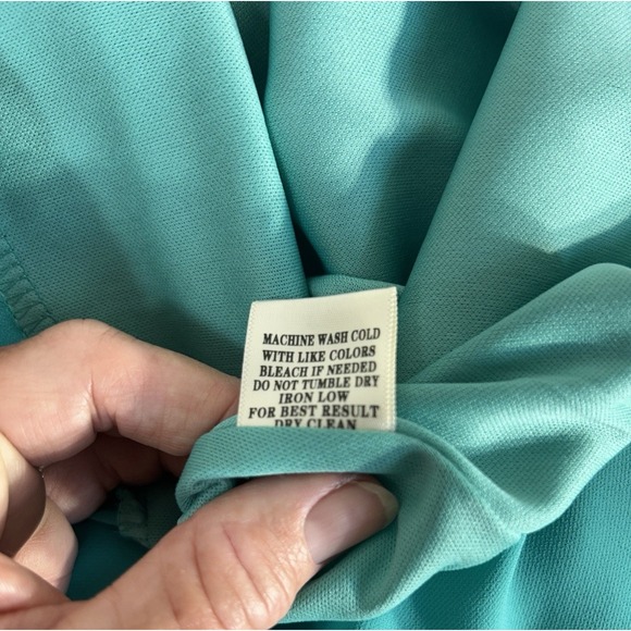 Love Riche Beachy Spring Break Feminine Teal Blue Swing Layered Dress Sz S - Picture 7 of 9